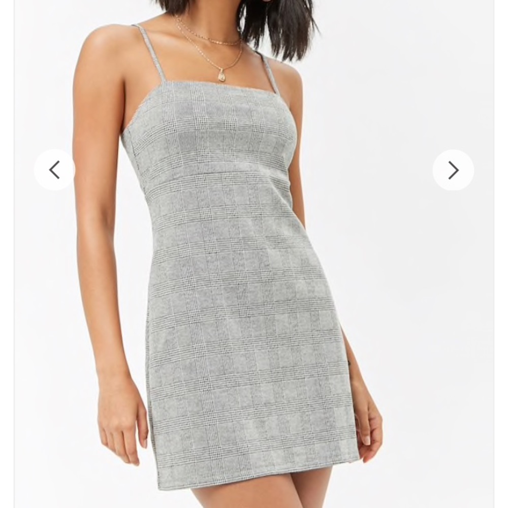 Forever 21 checkered dress